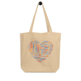 Saco de Tecido Coração - My dear oraculo store